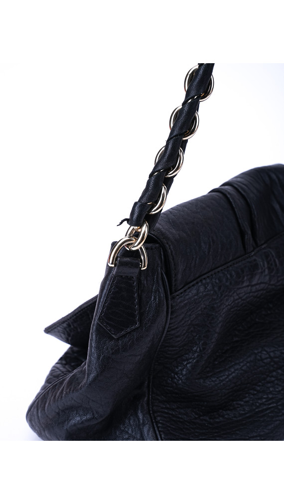 Fendi Mia Baguette Leather Shoulder Bag