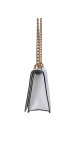 Prada Bauletto Saffiano Leather Shoulder Bag i Hvit