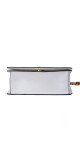 Prada Bauletto Saffiano Leather Shoulder Bag i Hvit