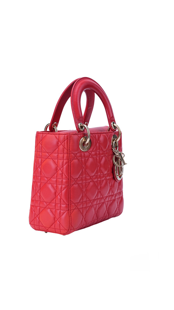 Christian Dior Lady Dior Shoulder Bag Size Small