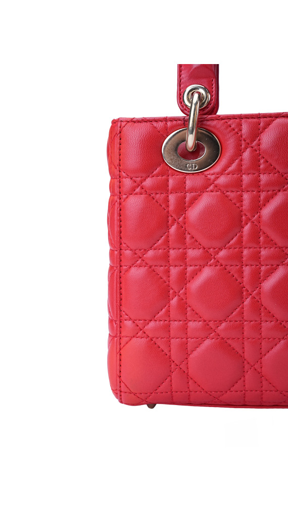 Christian Dior Lady Dior Shoulder Bag Size Small