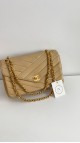 Chanel Single Flap Bag Beige