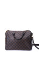 Louis Vuitton Damier Ebene Speedy 30 Crossbody Shoulder Bag