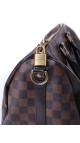Louis Vuitton Damier Ebene Speedy 30 Crossbody Shoulder Bag