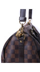 Louis Vuitton Damier Ebene Speedy 30 Crossbody Shoulder Bag