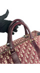 Dior Boston Bag 45 i Vinrød monogram