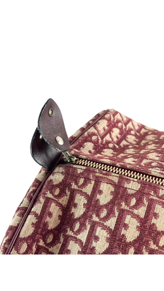 Dior Boston Bag 45 i Vinrød monogram