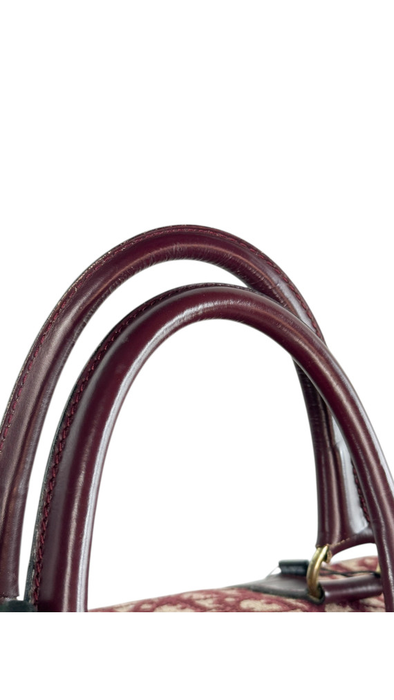 Dior Boston Bag 45 i Vinrød monogram