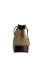 Gucci GG Canvas Tote Bag med lærdetaljer