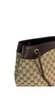 Gucci GG Canvas Tote Bag med lærdetaljer