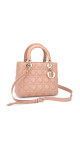 Lady Dior Medium Rose Beige m. GHW