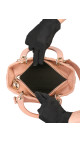 Lady Dior Medium Rose Beige m. GHW