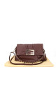 Fendi Mia Baguette Leather Shoulder Bag