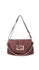 Fendi Mia Baguette Leather Shoulder Bag