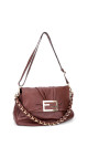 Fendi Mia Baguette Leather Shoulder Bag