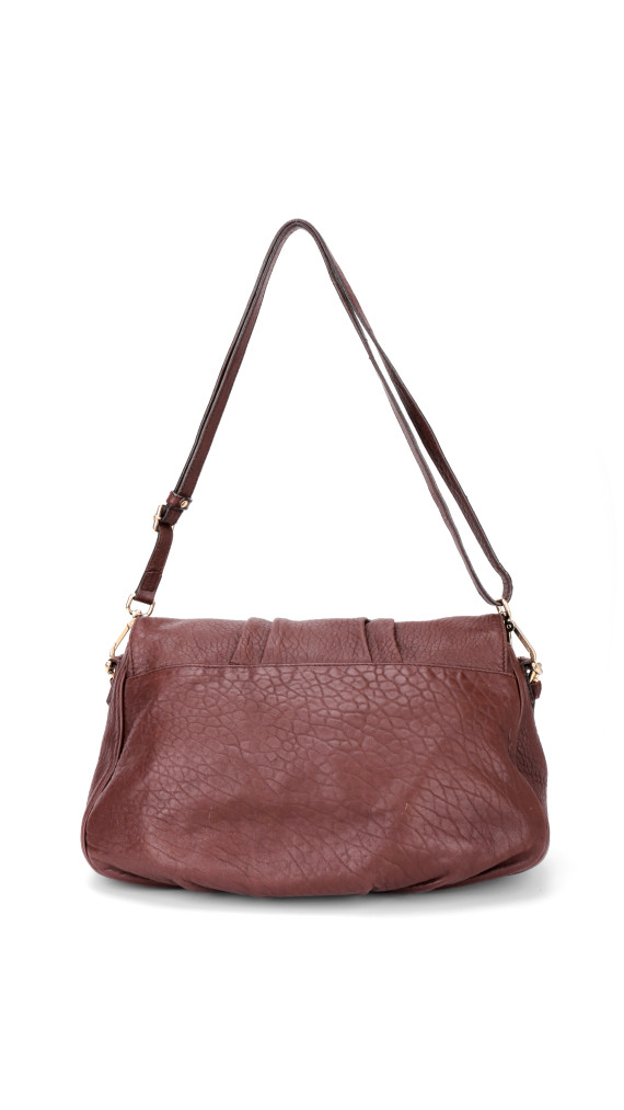 Fendi Mia Baguette Leather Shoulder Bag