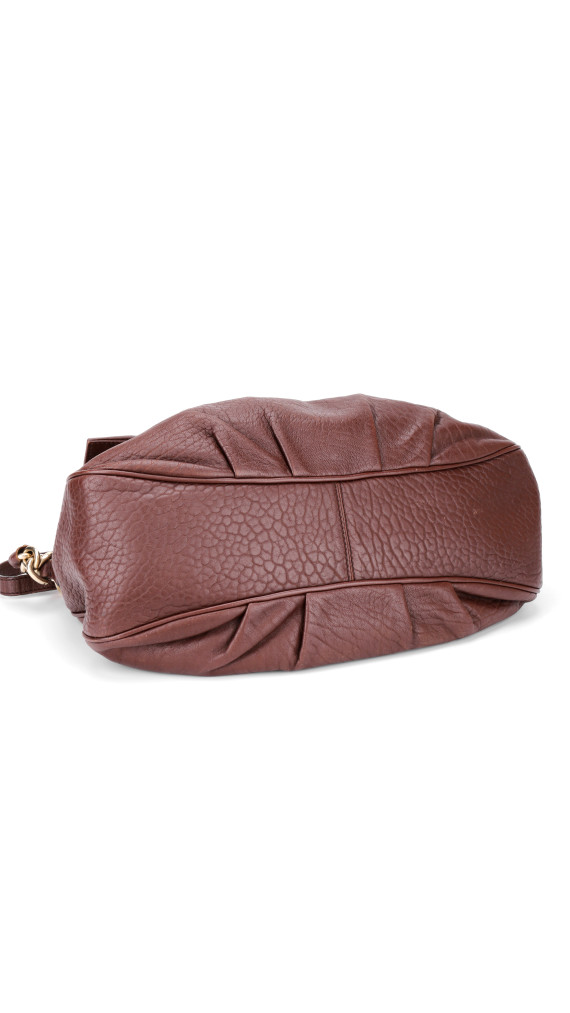 Fendi Mia Baguette Leather Shoulder Bag