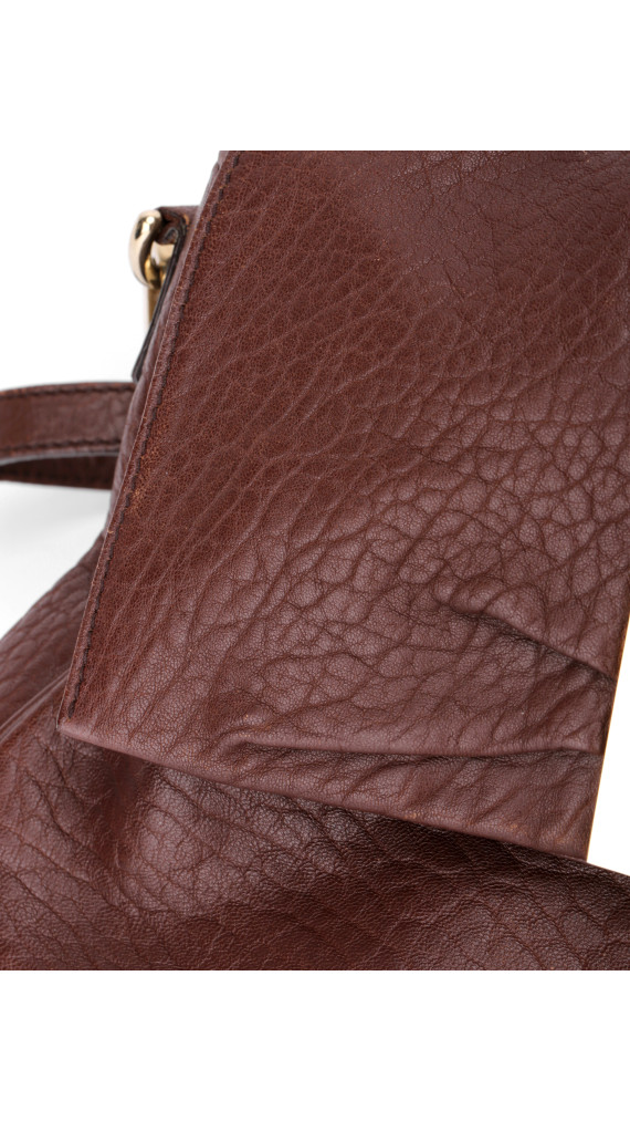 Fendi Mia Baguette Leather Shoulder Bag