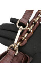 Fendi Mia Baguette Leather Shoulder Bag