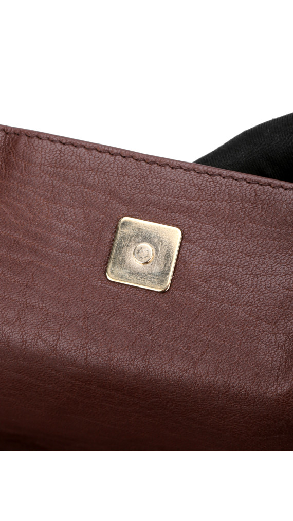 Fendi Mia Baguette Leather Shoulder Bag