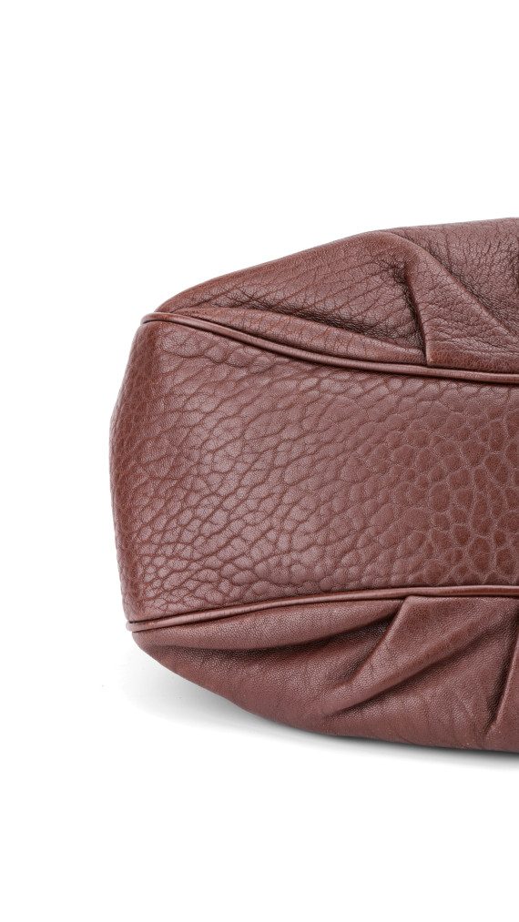 Fendi Mia Baguette Leather Shoulder Bag