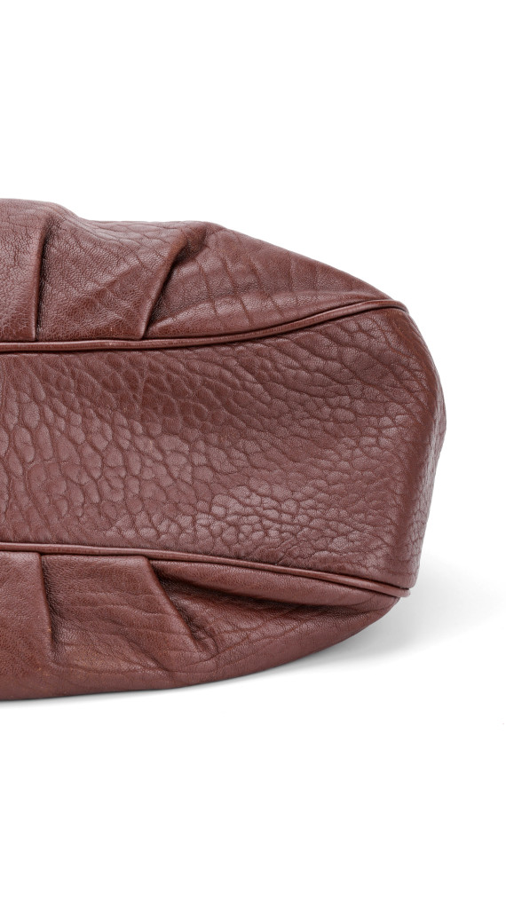 Fendi Mia Baguette Leather Shoulder Bag
