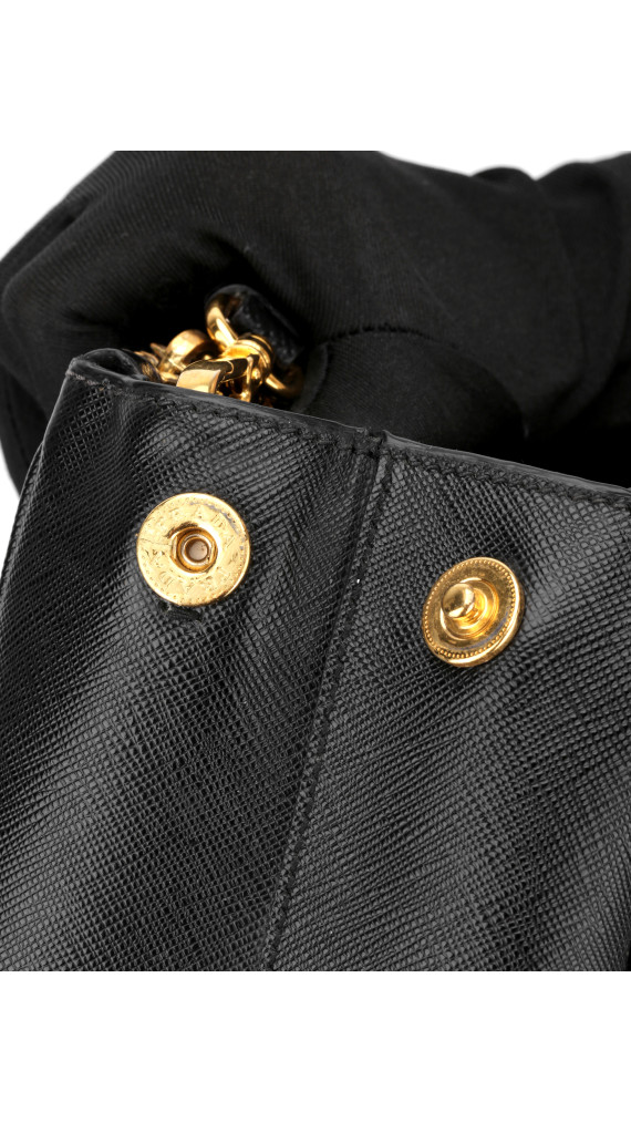 Prada Saffiano Lux Shoulder Bag Size Small