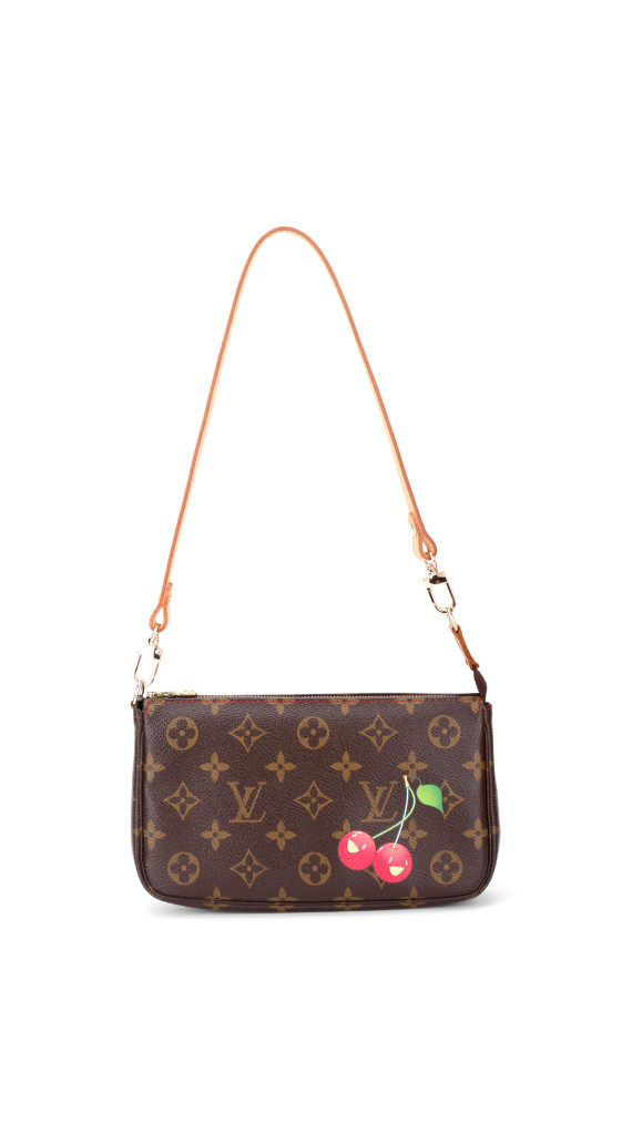 🍒 Louis Vuitton Pochette Accessoires Cherry – Limited Edition (Takashi Murakami)
