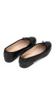 Chanel Ballerina Flats – Sort Skinn & Lakktå med CC-logo
