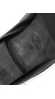 Chanel Ballerina Flats – Sort Skinn & Lakktå med CC-logo