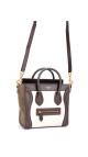 Celine Luggage Tote Tricolor Skinn med Crossbody Stropp