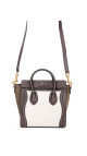 Celine Luggage Tote Tricolor Skinn med Crossbody Stropp