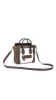Celine Luggage Tote Tricolor Skinn med Crossbody Stropp