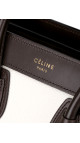 Celine Luggage Tote Tricolor Skinn med Crossbody Stropp