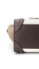 Celine Luggage Tote Tricolor Skinn med Crossbody Stropp