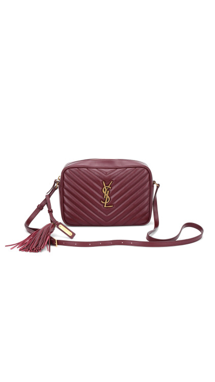 Saint Laurent Lou Camera Bag Burgunder