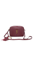 Saint Laurent Lou Camera Bag Burgunder