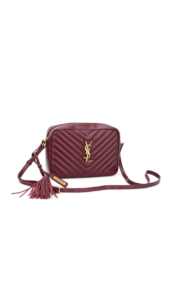 Saint Laurent Lou Camera Bag Burgunder