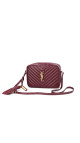 Saint Laurent Lou Camera Bag Burgunder