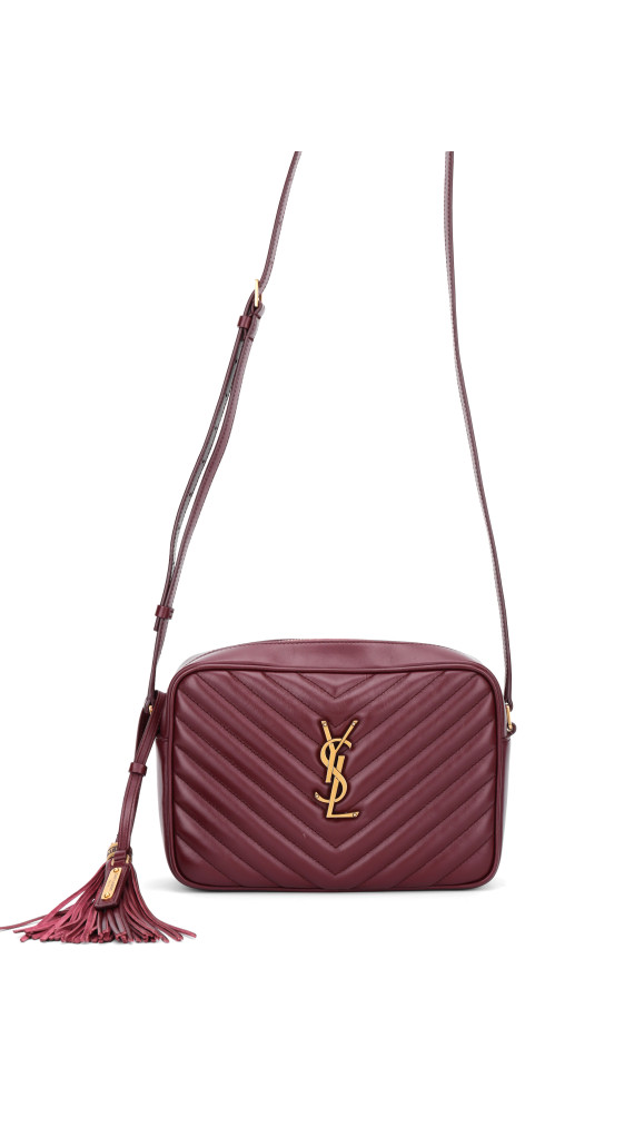 Saint Laurent Lou Camera Bag Burgunder