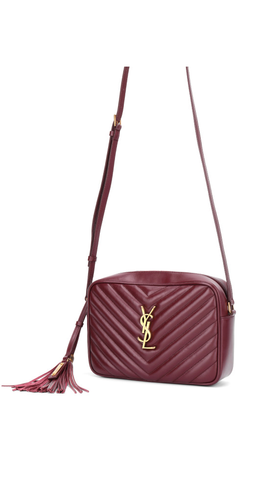 Saint Laurent Lou Camera Bag Burgunder