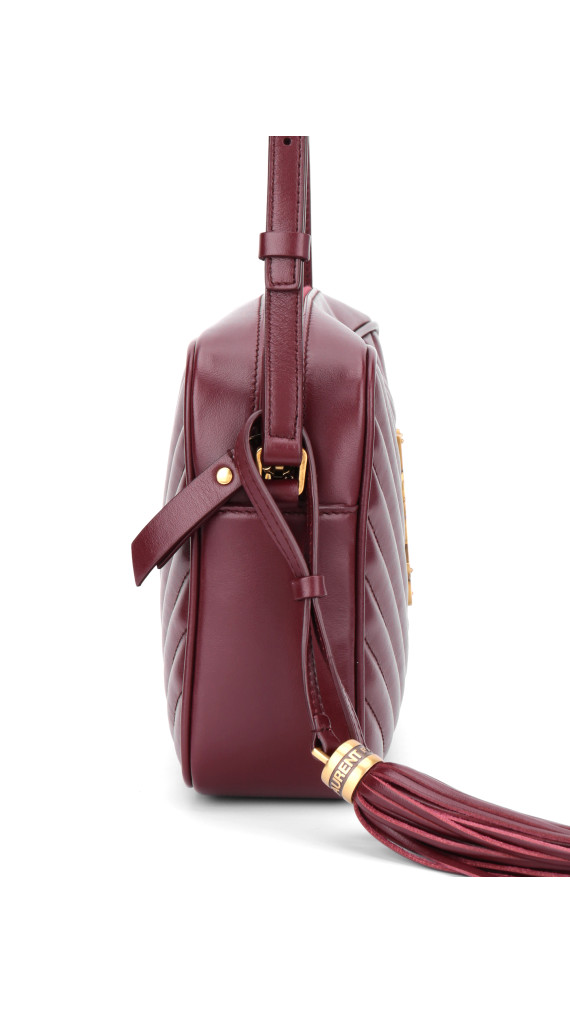 Saint Laurent Lou Camera Bag Burgunder