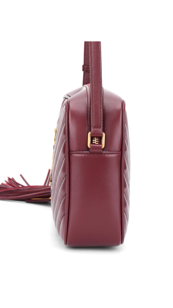 Saint Laurent Lou Camera Bag Burgunder