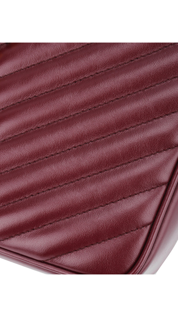 Saint Laurent Lou Camera Bag Burgunder