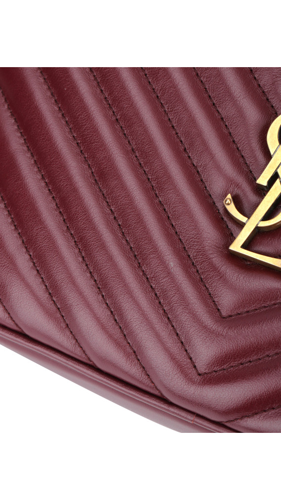 Saint Laurent Lou Camera Bag Burgunder