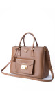 Prada Saffiano Shoulder Bag Karamellbrun