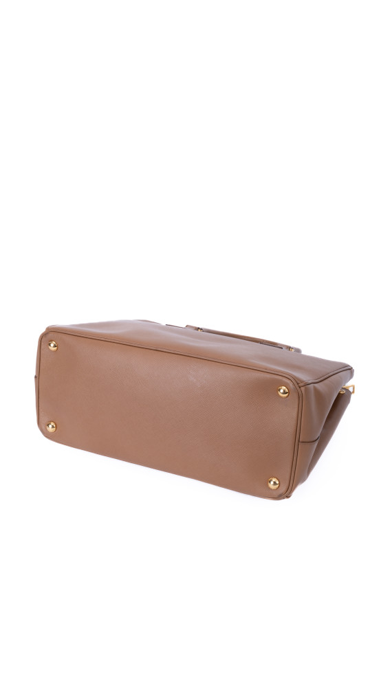 Prada Saffiano Shoulder Bag Karamellbrun