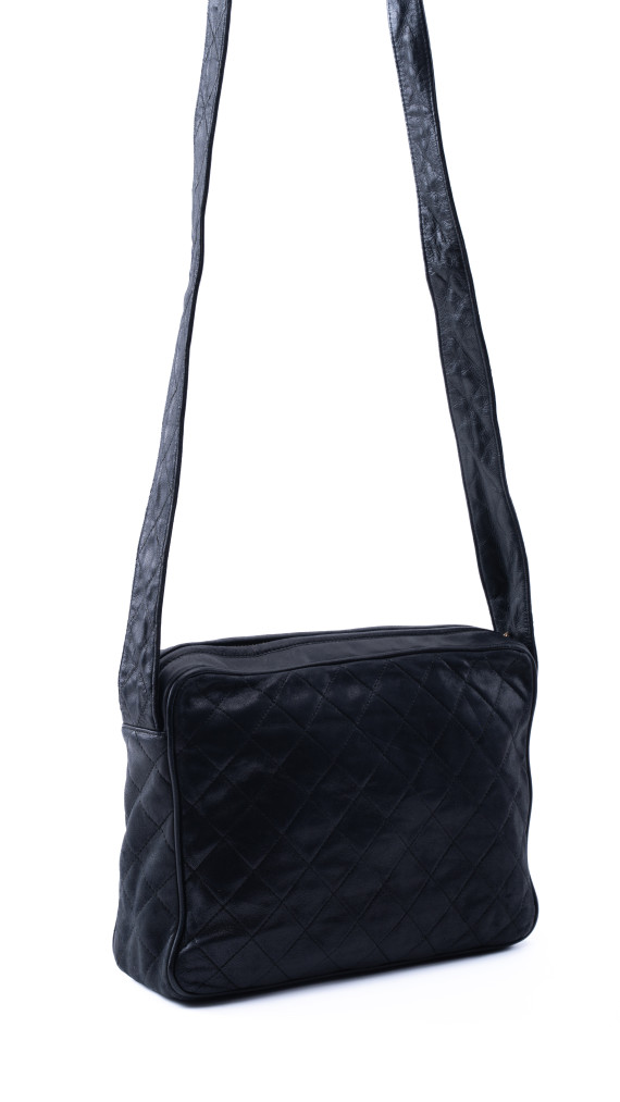 Vintage Chanel skulderveske i lammeskinn