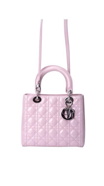 Lady Dior Patent Leather Bag Size Medium
