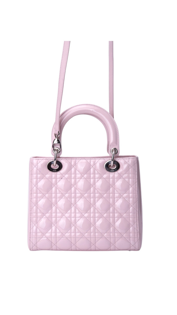 Lady Dior Patent Leather Bag Size Medium